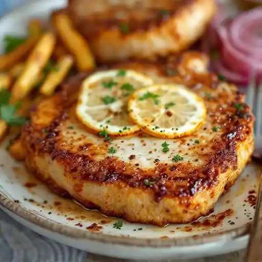 Cooper's Hawk Winery & Restaurants Pretzel-crusted Pork Chops Recipe